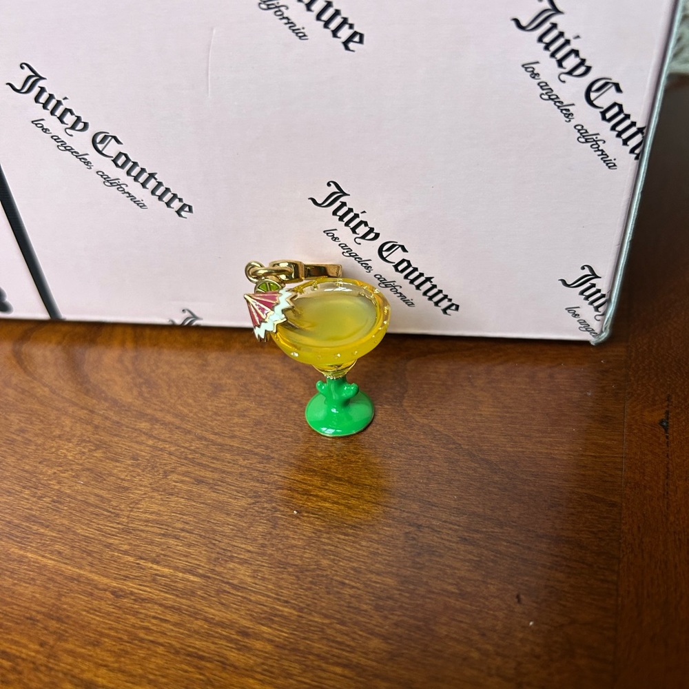 Juicy Couture margarita cactus glass charm